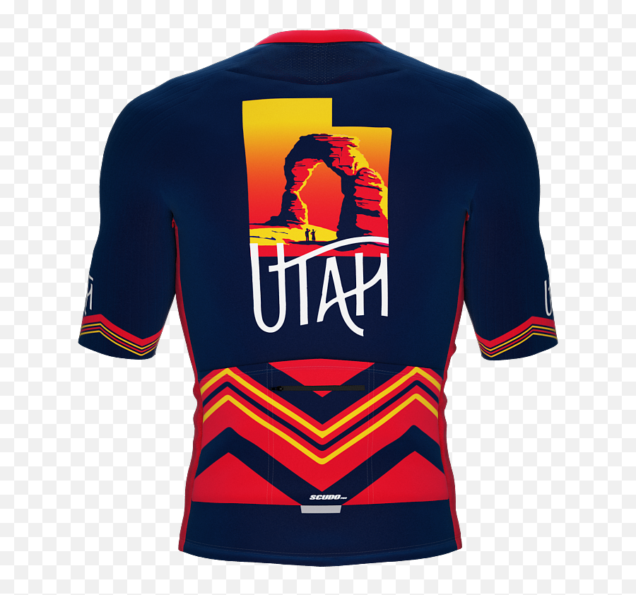 Scudopro Pro - Elite Short Sleeve Cycling Jersey Utah Usa Long Sleeve Png,State Icon