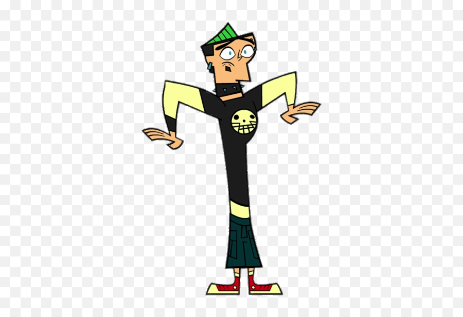 Total Drama Duncan Scared Png Image