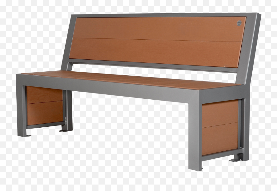 Urban Form Full Back Park Bench - Wishbone Site Furnishings Bench Png,Park Bench Png