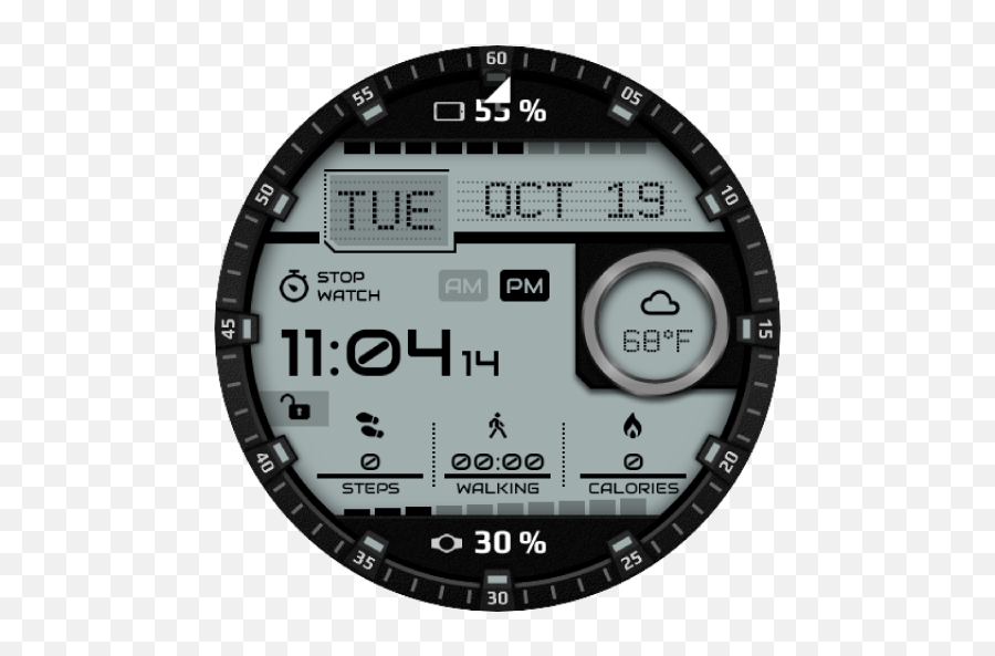 Digitec Watch Face Mod Premium Unlockedvippro Vlatest Png Zedge Icon Packs