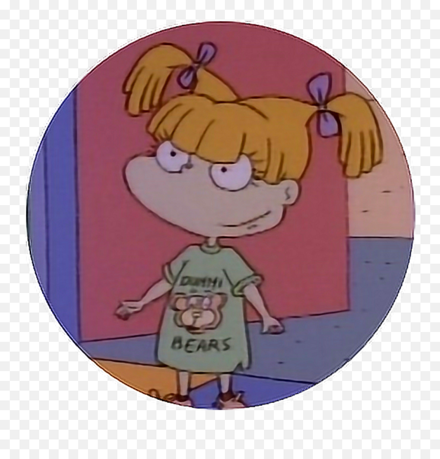 Download Hd Rugrats Sticker - Rugrats Aesthetic Transparent Angelica Pickles Rugrats Png,Rugrats Png