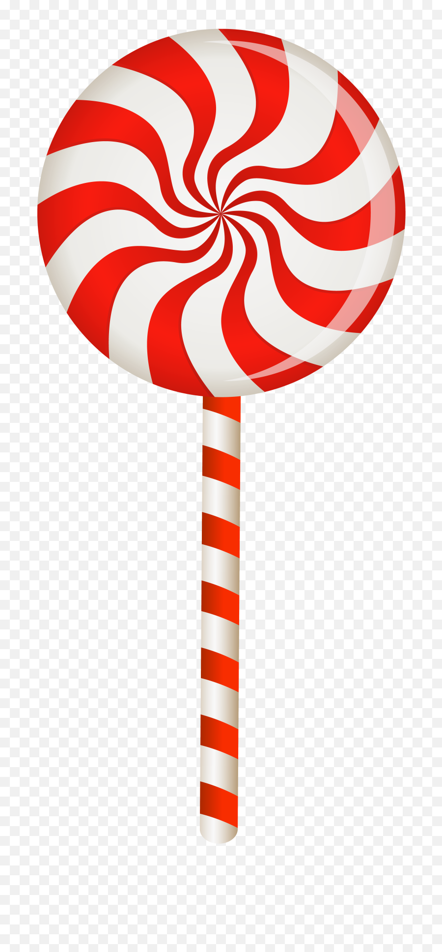 Red Swirl Lollipop Png Clip Art Image - Lollipop Png Clipart,Swirl Clipart Transparent Background