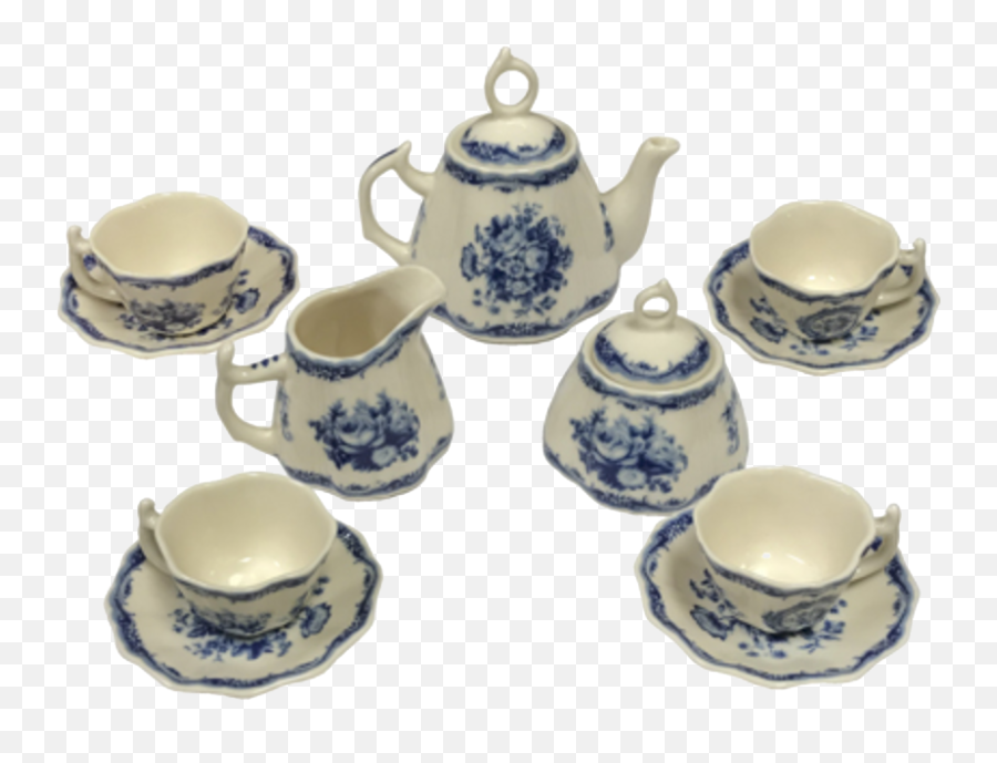 Small Tea Set Png