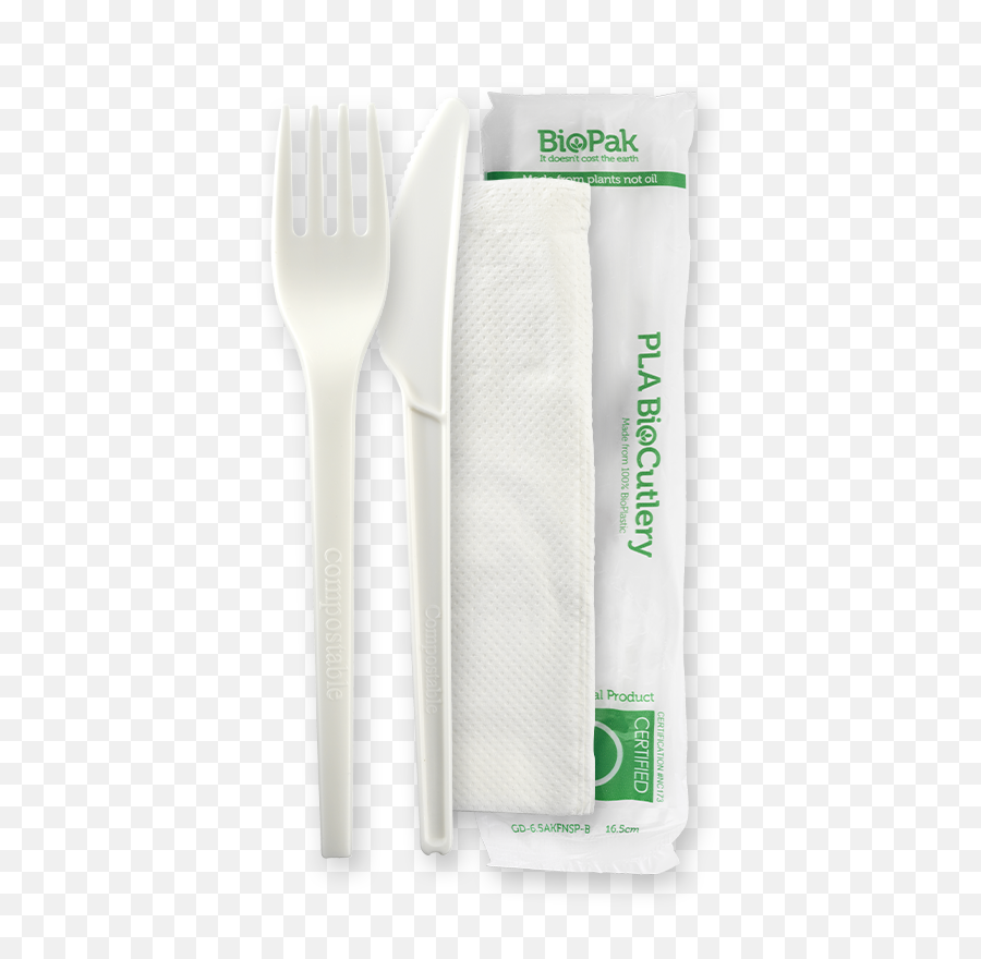 165cm 65u201d Pla Knife Fork U0026 Napkin Set - Magento Png,Fork Transparent