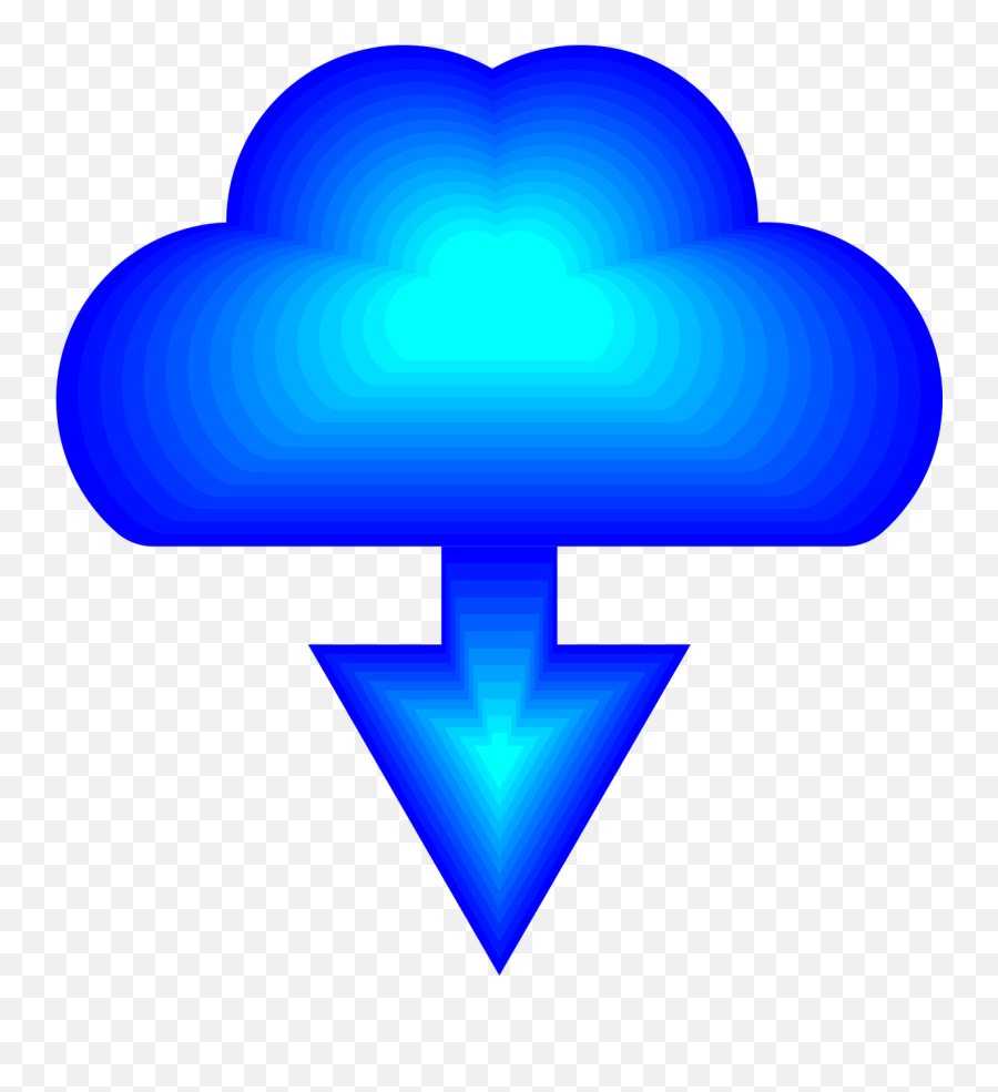 Computer Icons Download Cloud Computing Internet - Download Icon Png Azul,Nube Png