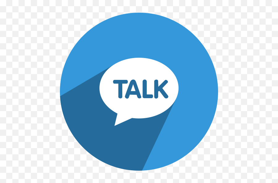 Media Kakao Network Chat Conversation Social Talk Icon - Online Png Transparent,Kakao Png