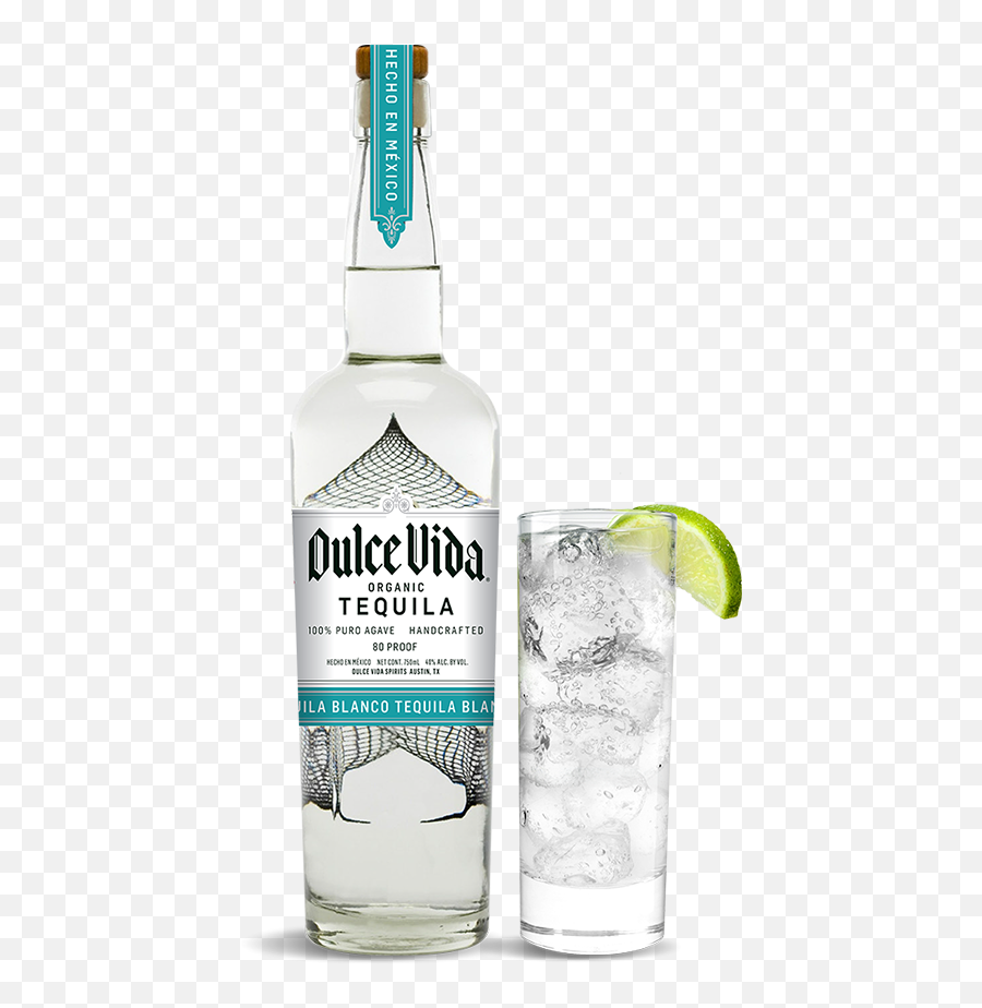 Dulce Vida Spirits - Dulce Vida Blanco Tequila Png,Tequila Bottle Png