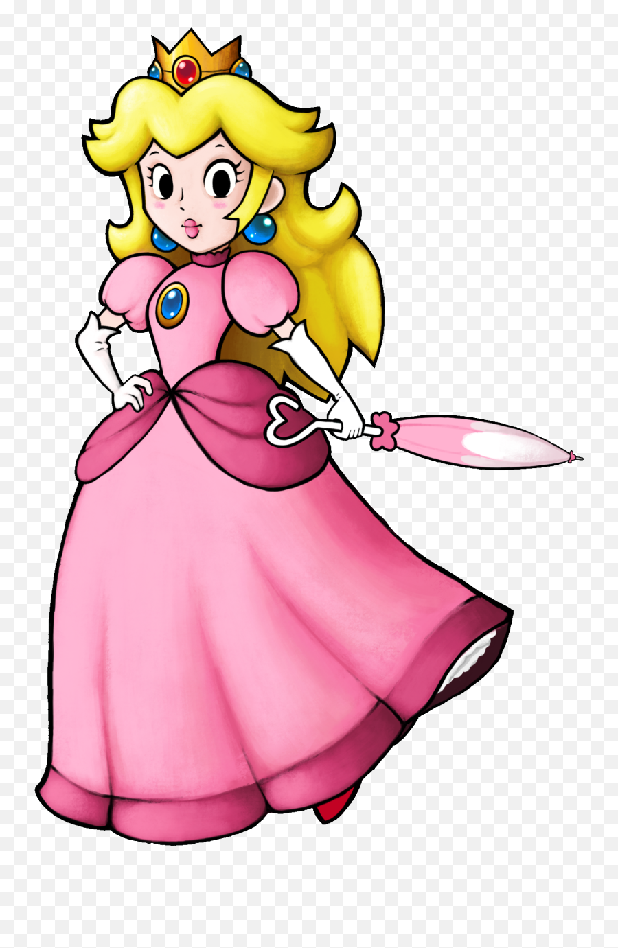 Princess Peach Clipart - Princess Peach Png,Princess Peach Transparent