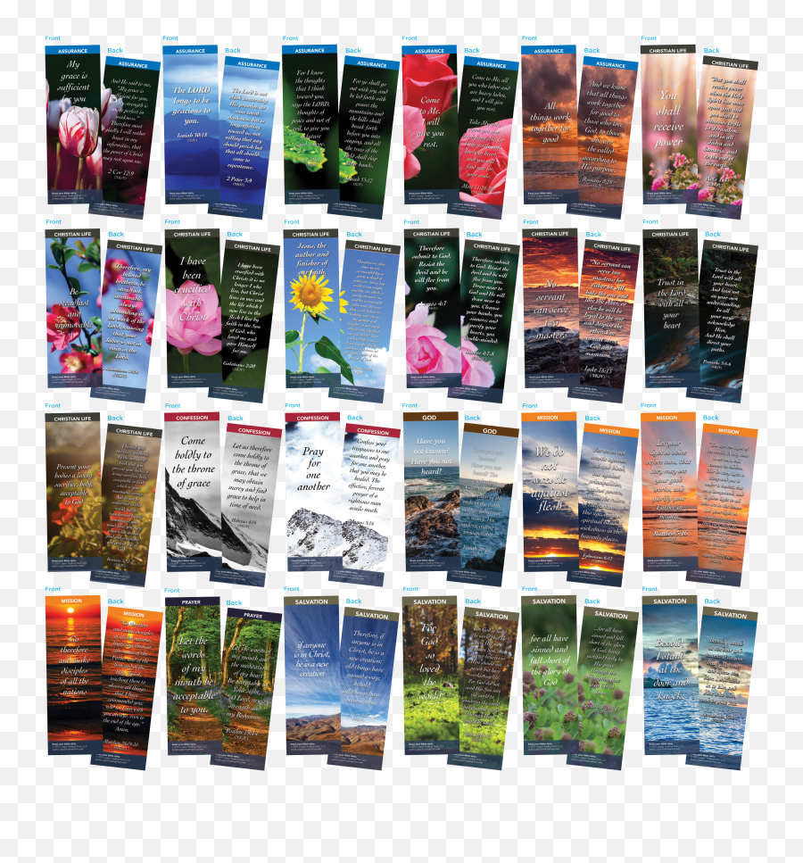 100 Assorted Bible Cards - Box Set Favorite Bible Verses Bookmarks Png,100 Pics Logos 58