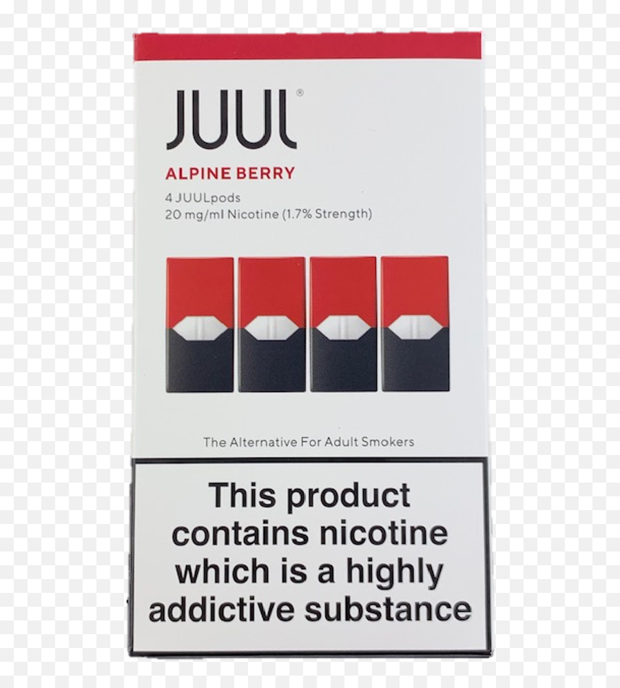 Alpine Berry 18mg 4 - Apple Orchard Juul Pods Png,Juul Transparent