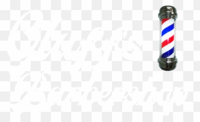 Download Hd Gluffs Barber Shop Logo 1 - Barberu0027s Pole Calligraphy png