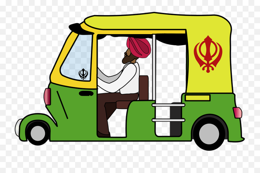 Graphic India Auto Rickshaw - Auto Rickshaw Cartoon Png,Car Graphic Png