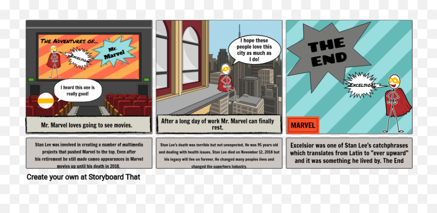 Stan Lee 2 Storyboard Par 0ff2b80b - Cartoon Png,Stan Lee Png