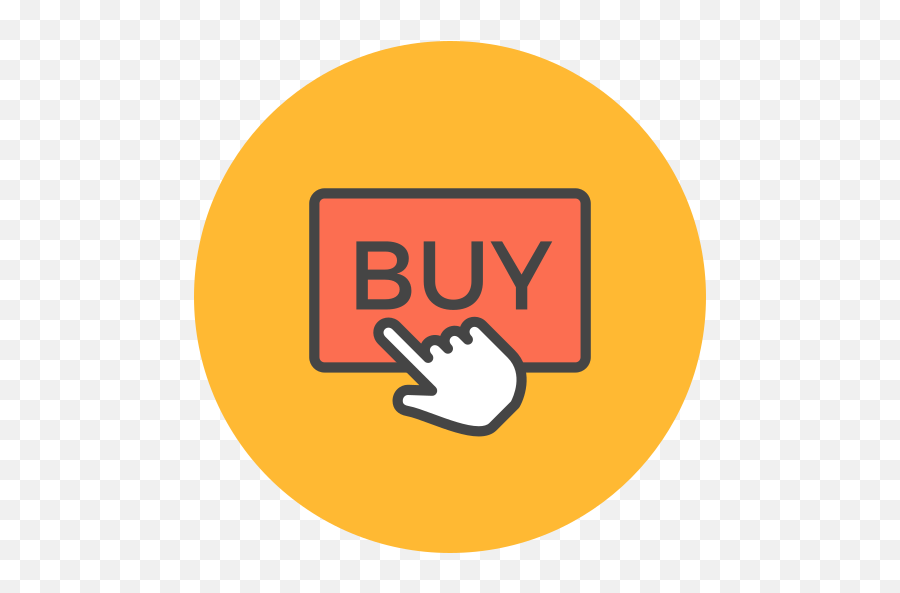 Buy Hand Button Free Icon Of Flat - Purchase Order Icon Png,Buy Png