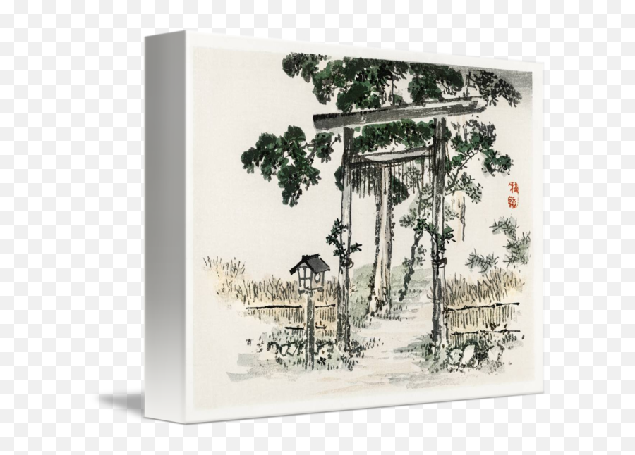 Torii Gate By Kono Bairei Vintage Posters Png
