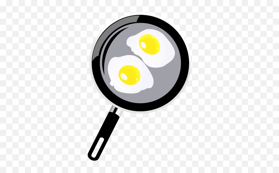 Fried Egg Cartoon Clip Art - Fried Egg Cartoon Png,Fried Egg Png