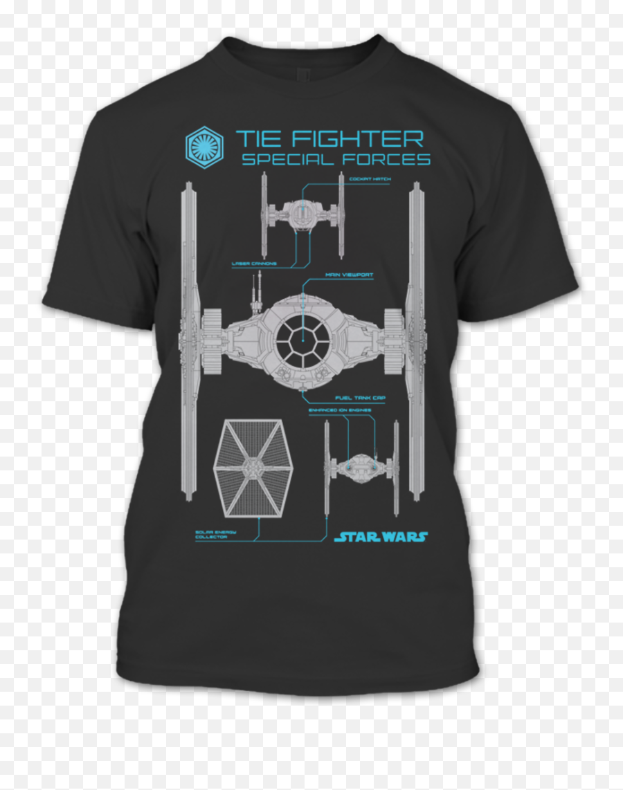 Gildan Menu0027s T - Shirts Star Wars Tie Fighter Tshirt Png,Tie Fighter Png