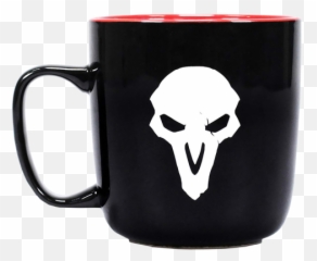 Overwatch - Reaper Mug Overwatch Reaper Logo Png,Sombra Skull Png