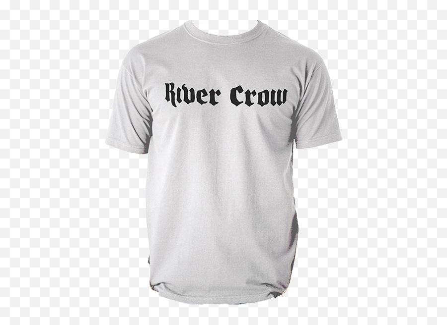 Men T - Shirt River Crow Logo White Png,Crow Logo