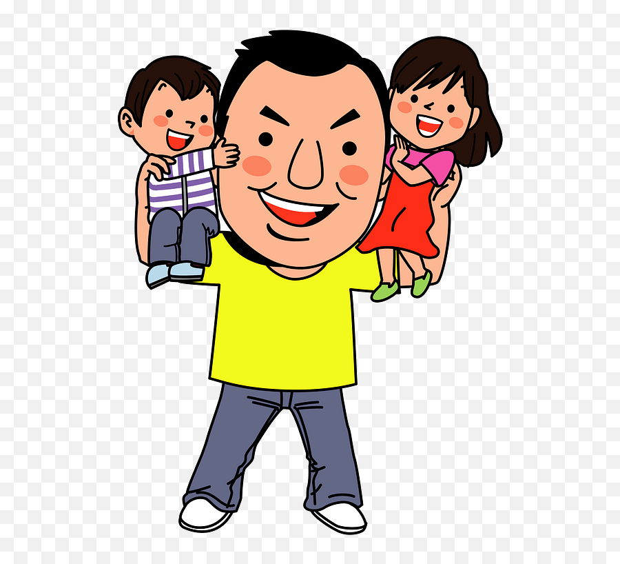Download Father Family Mother Son Clipart - Cartoon Hd Png Father,Father  And Son Png - free transparent png images 