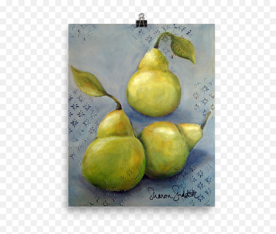 Art Print Just Picked Pears - 8x10 U2014 Sharon Sudduth Studio Png,Pears Png
