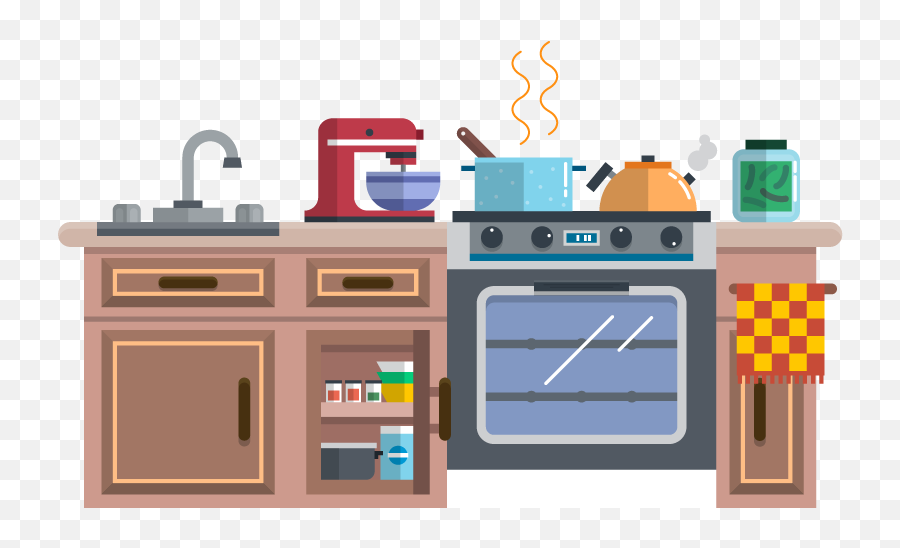 Kitchen Png Transparent Image - Kitchen Cartoon Png,Kitchen Png