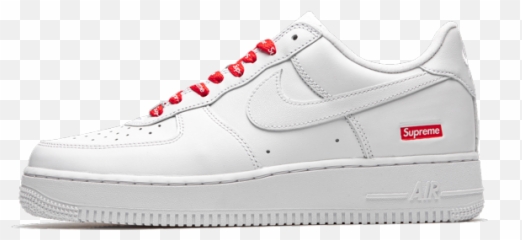 Air Force 1 Low U201csupreme - Mini Box Logo Whiteu201d Nike png