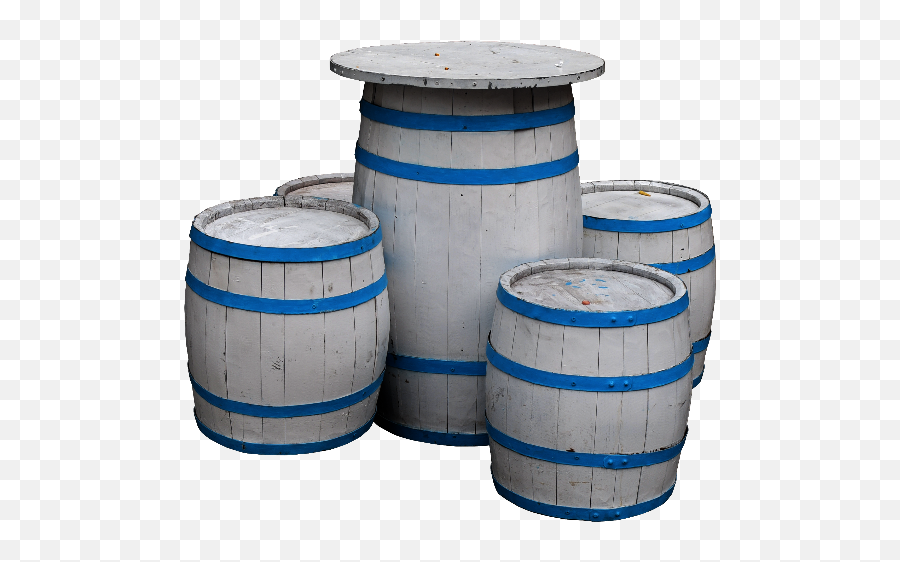 White Wood Barrels Png - White Wood Barrel,Barrel Png