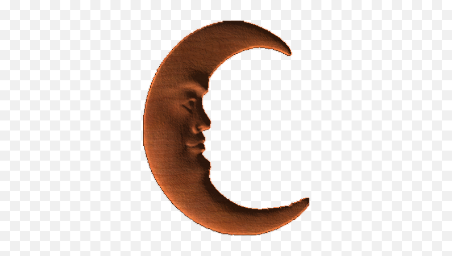 Face In Crescent Moon - Crescent Moon With Face Transparent Png,Crescent Moon Transparent