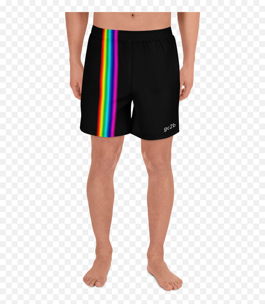 Black And Rainbow Gc2b Shorts - Shorts Legs Png,Shorts Png