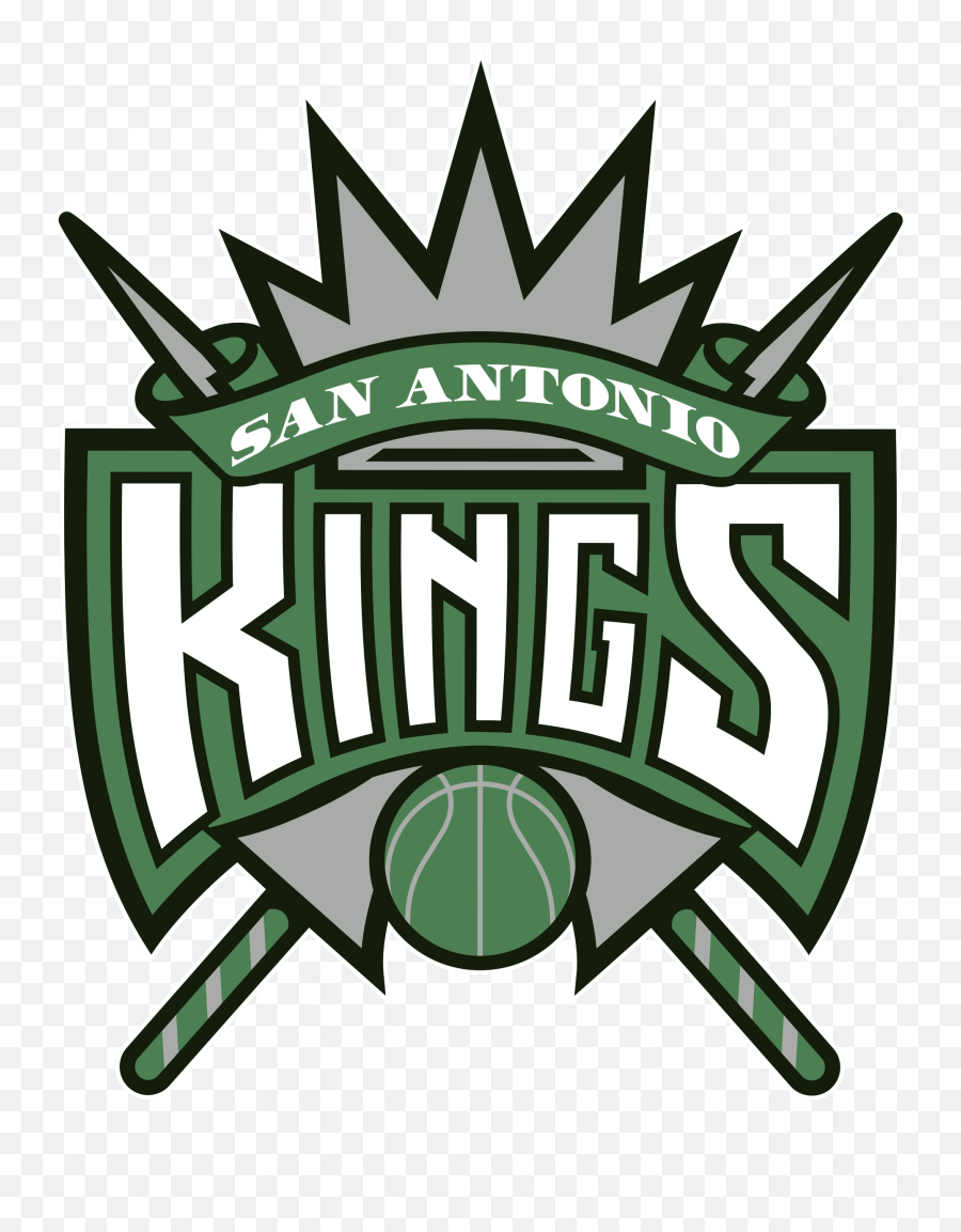 San Antonio Kings Clipart - Sacramento Kings Logo History Png,San Antonio Spurs Logo Png