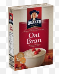 Quaker Oat Bran Cereal - Oat Bran Cereal Quaker Png,Quakers Oats Logo