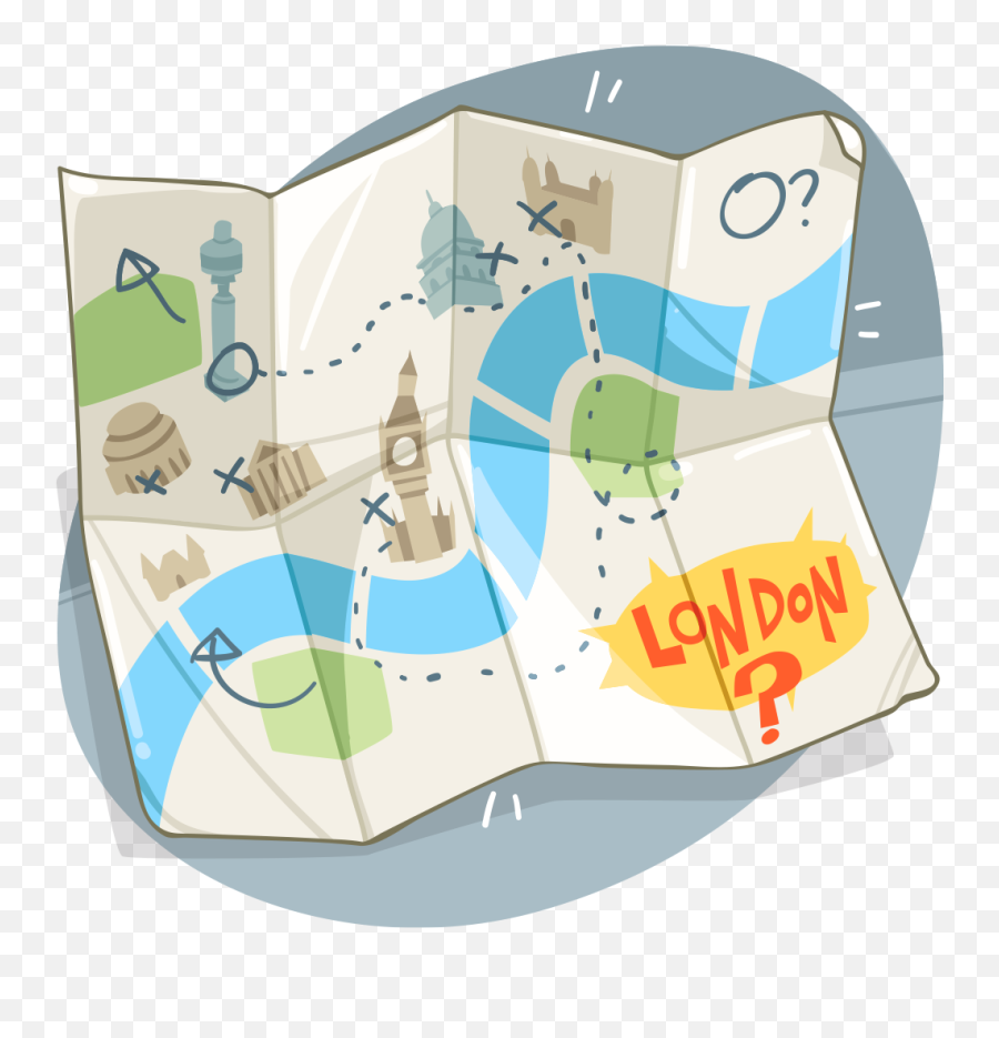 Scavenger Hunt Clipart Map - Scavenger Hunt Map Game Png,Scavenger Hunt Png