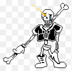 Undertale Disbelief Phase 2 Clipart - Papyrus 1 png