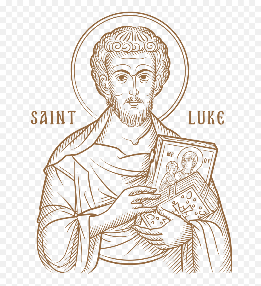 St - Drawing Luke The Evangelist Png,Prodigal Son Orthodox Icon