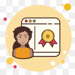 Lady Window Medal Icon U2013 Free Download Png And Vector - Achievement Png