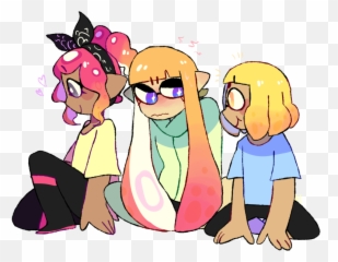 Agent Squad Splatoon Comics Art - Interaction png