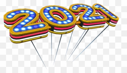 New Years 2021 - Mario Kart Tour Glider png