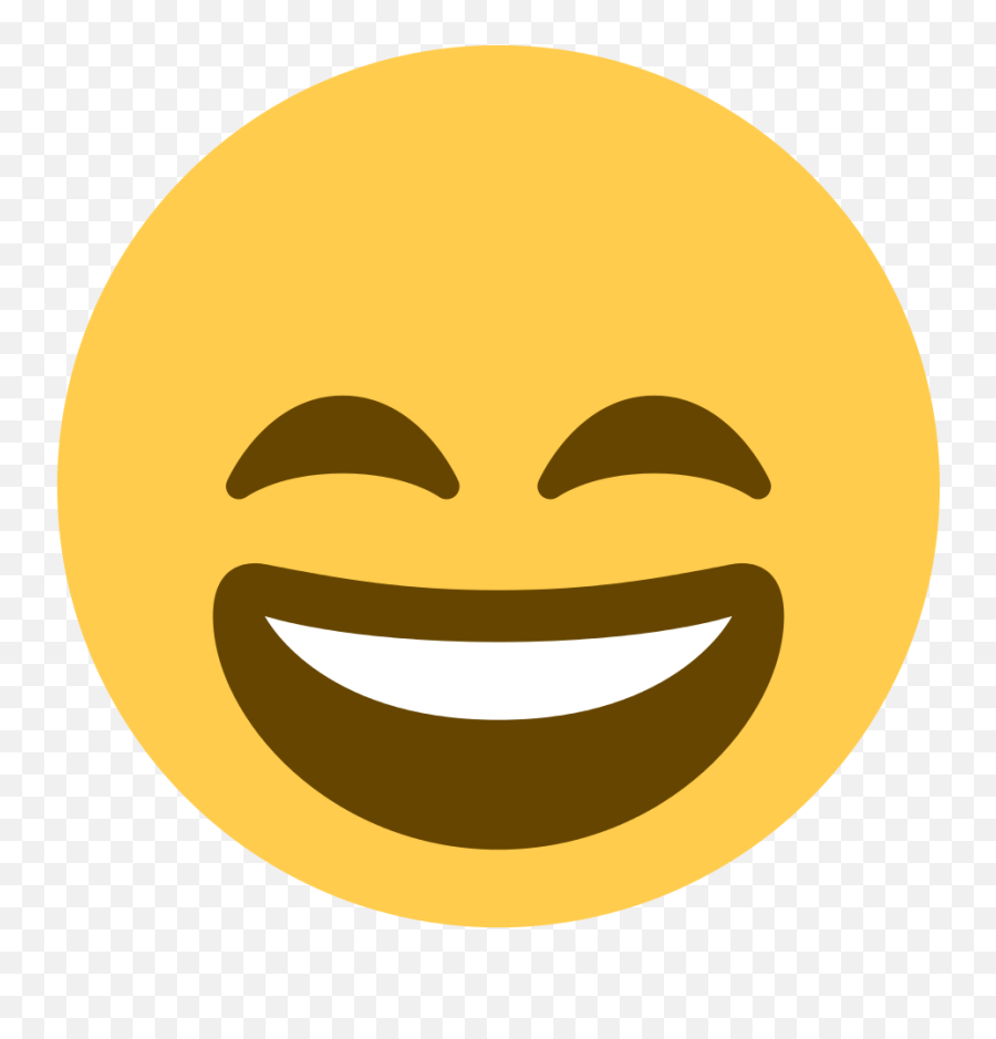 Filetwemoji 1f604svg - Wikimedia Commons Sweat Smile Emoji Png,Icon Number Bbm