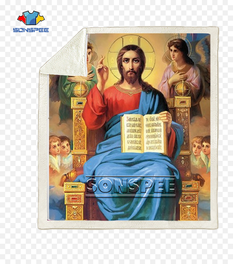 Sonspee Religion Christ Jesus Anime 3d Cartoon Printing Baby Png Original Divine Mercy Icon