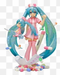 680 Vocaloid Ideas Anime Hatsune Miku - Hatsune Miku Nurse Figure png