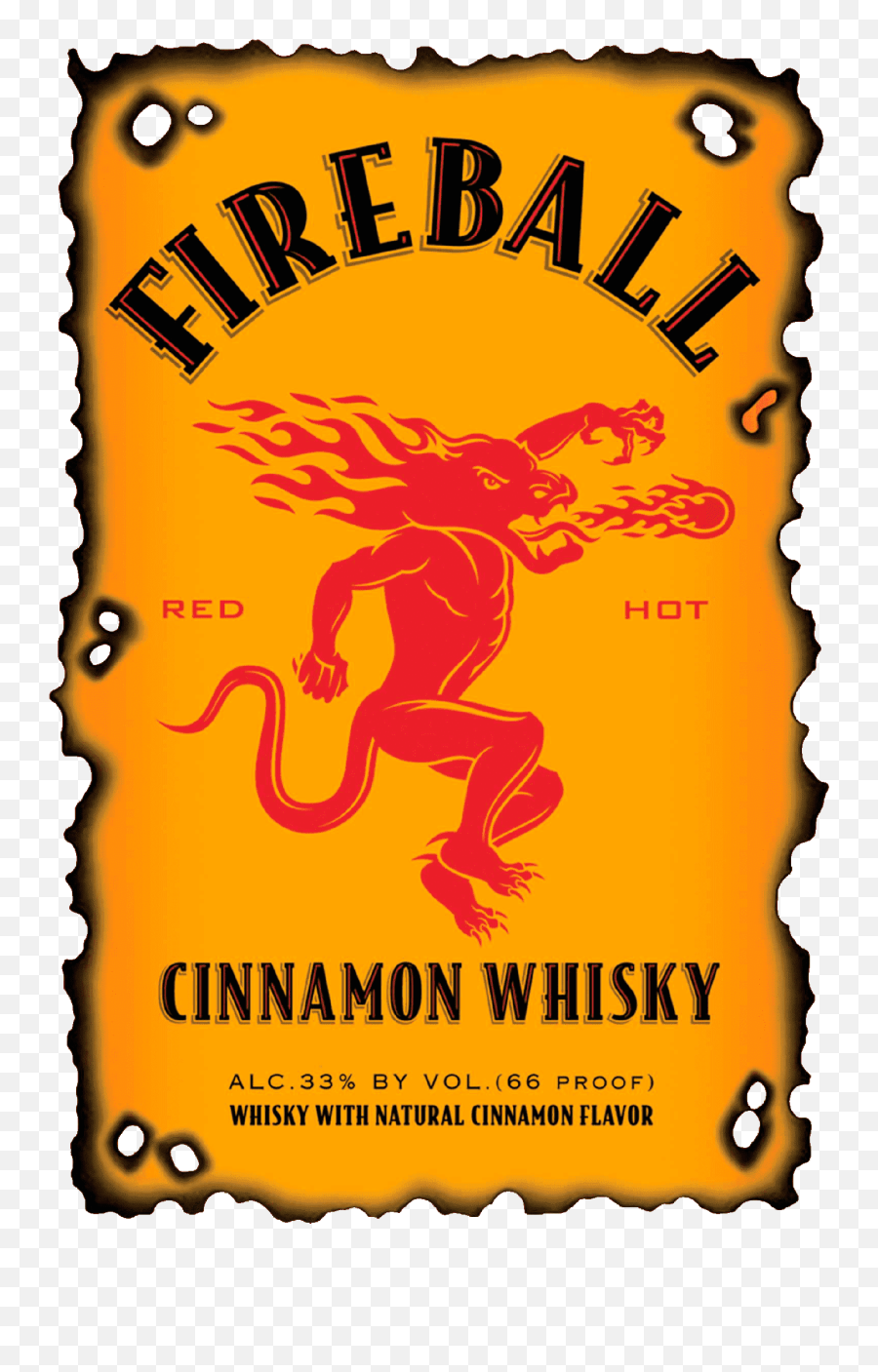 Fireball Logo History Meaning Symbol Png - Fireball Whiskey Label,Spicy Icon Png