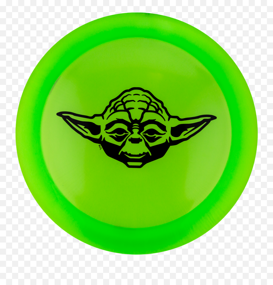 Yoda Z Force Hot Stamp Golf Disc Discraft Inc - Yoda Green Bay Packers Png,Yoda Png