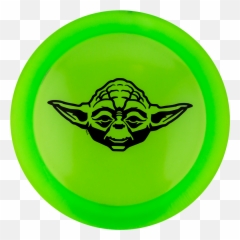 Yoda Z Force Hot Stamp Golf Disc Discraft Inc - Yoda Green Bay Packers Png,Yoda Png