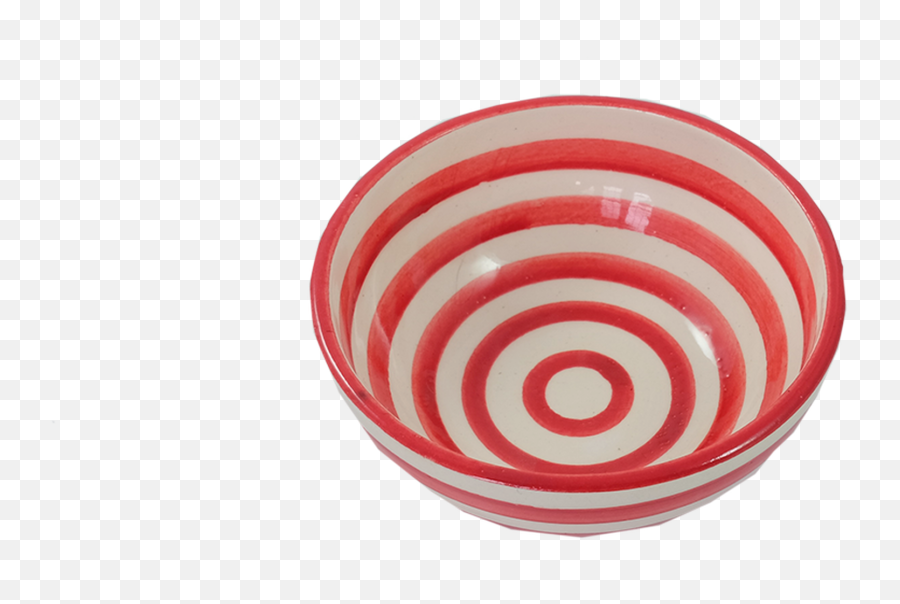 Red Stripe Small Bowl Png