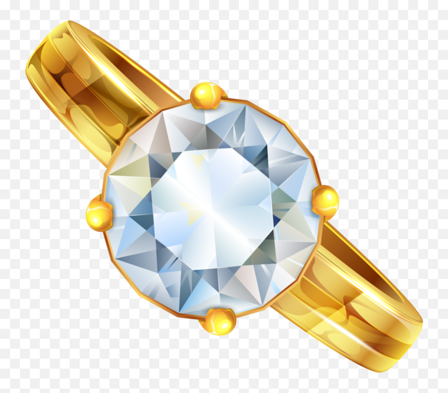 Diamond Jewellery Anel Ring Gemstone - Cartoon Ring Png,Cartoon Diamond Png
