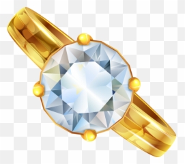 Diamond Jewellery Anel Ring Gemstone - Cartoon Ring Png,Cartoon Diamond Png