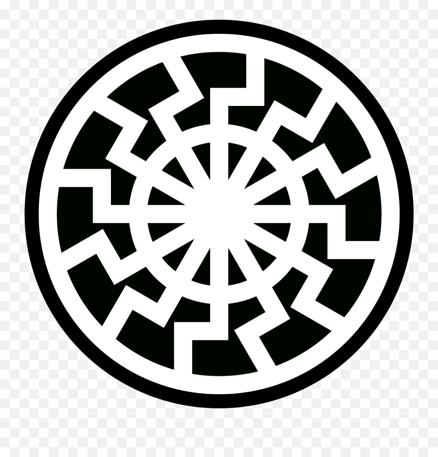 Black Sun White - Black Sun Flag Png,Sun Symbol Png