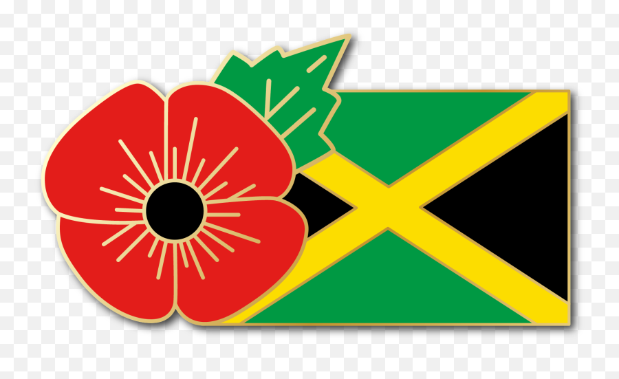 Jamaica Fmn Poppyflag Combo Medal 28mm X 155mm - Grand Palladium Jamaica Resort Spa Png,Jamaica Flag Png