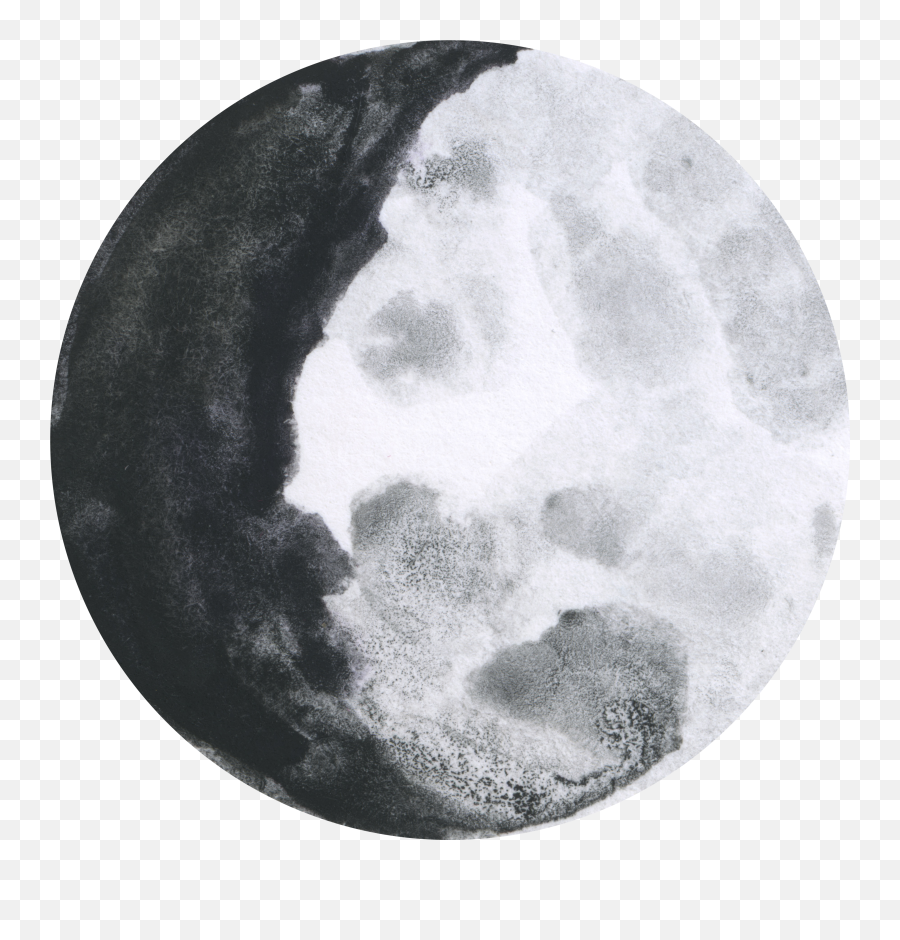 Waxing Gibbous - Black Witch Coven Waxing Gibbous Moon Png,Full Moon Transparent Background